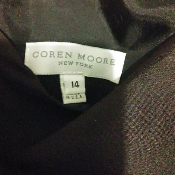 🎁NWT COREN MOORE 100% SILK ONE SHOULDER DRESS - Picture 8 of 8